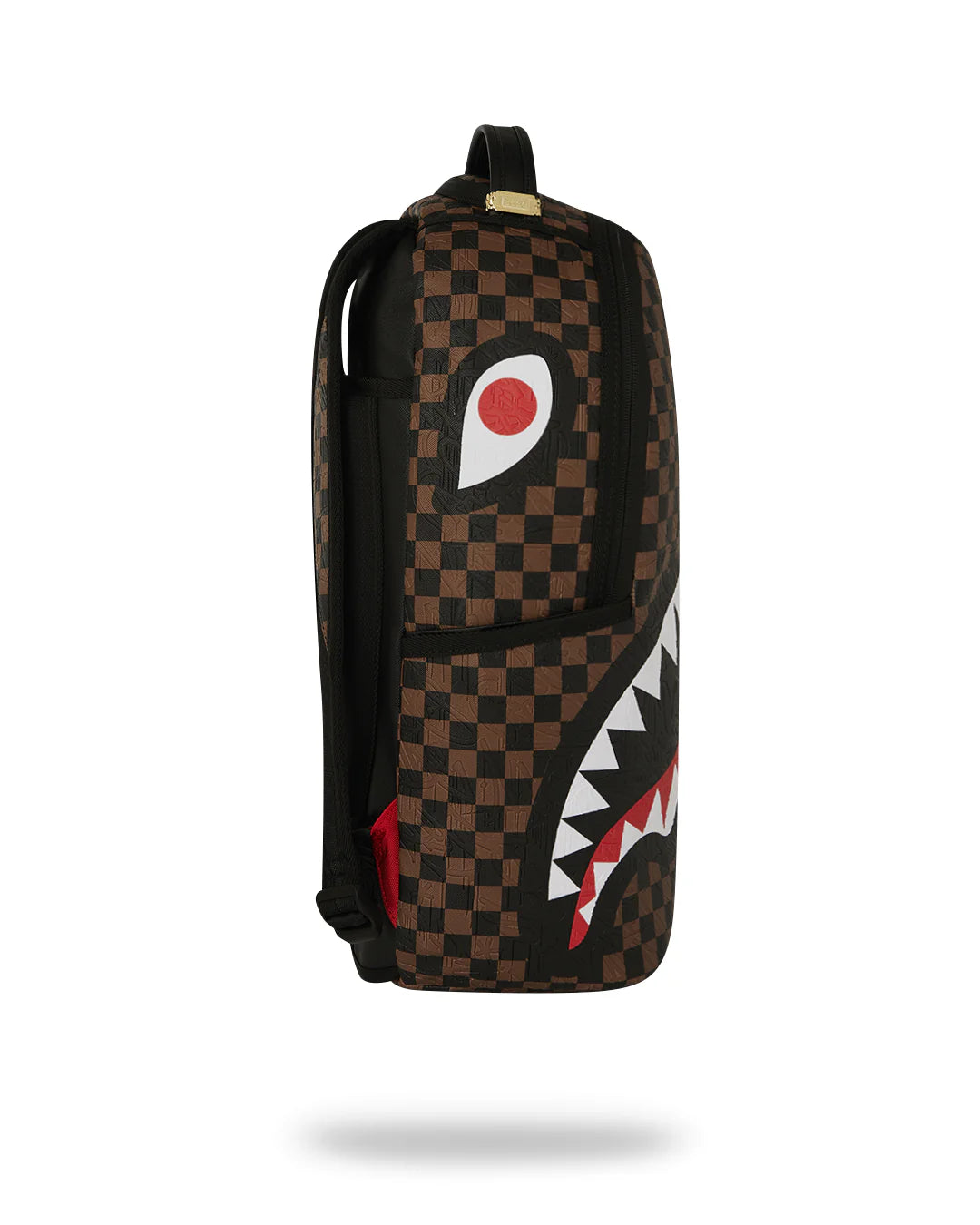 Sprayground Zaino Big Backpack Scuola City Viaggio Shark check embossed b8232