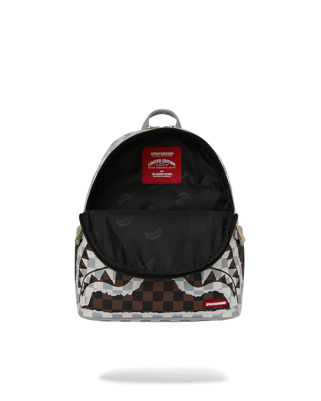 Sprayground Zaino Stampa Fantasia Squalo Bocca Uomo Savage Donna shark B8291