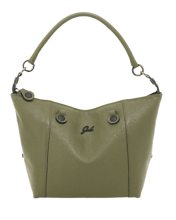 Gabs Backpack Transformable Hobo Shopper Bag Leather Green 5