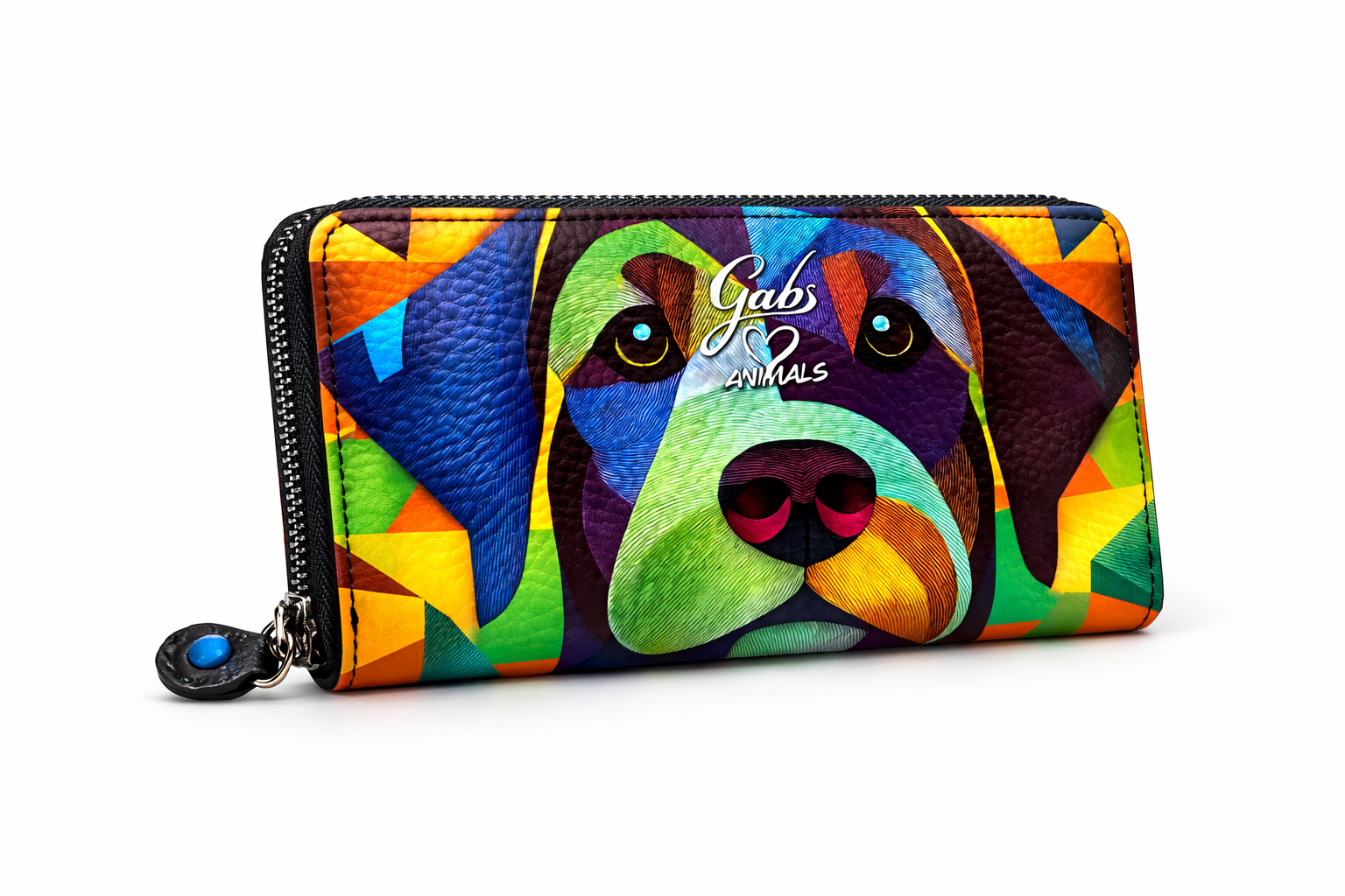 Gabs Portafoglio portamonete slot card zip around Pelle Gmoney17 Bull TRIP - BRACCO GIALLO