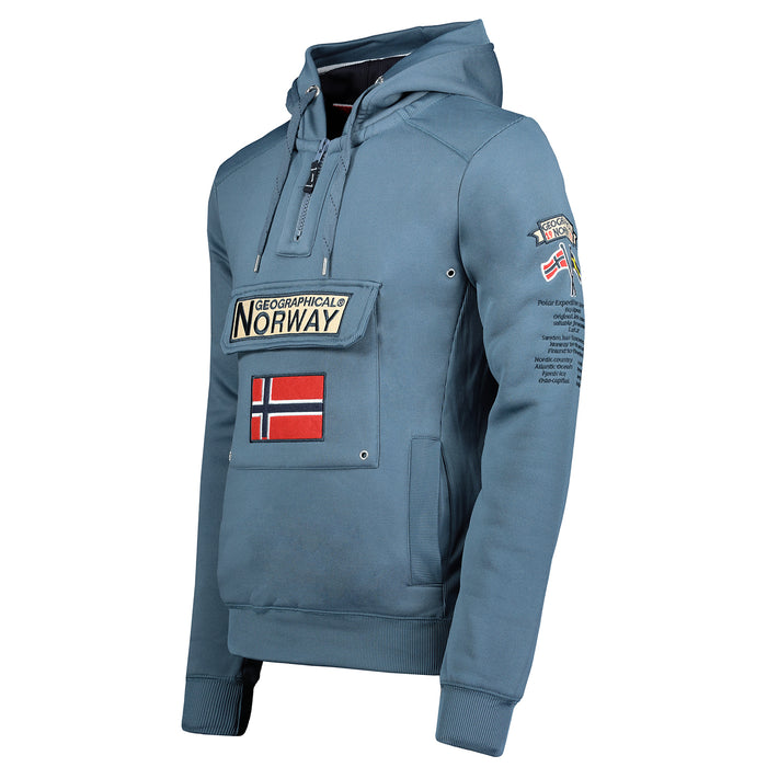 Geographical Norway Cappuccio Blu Uomo 3