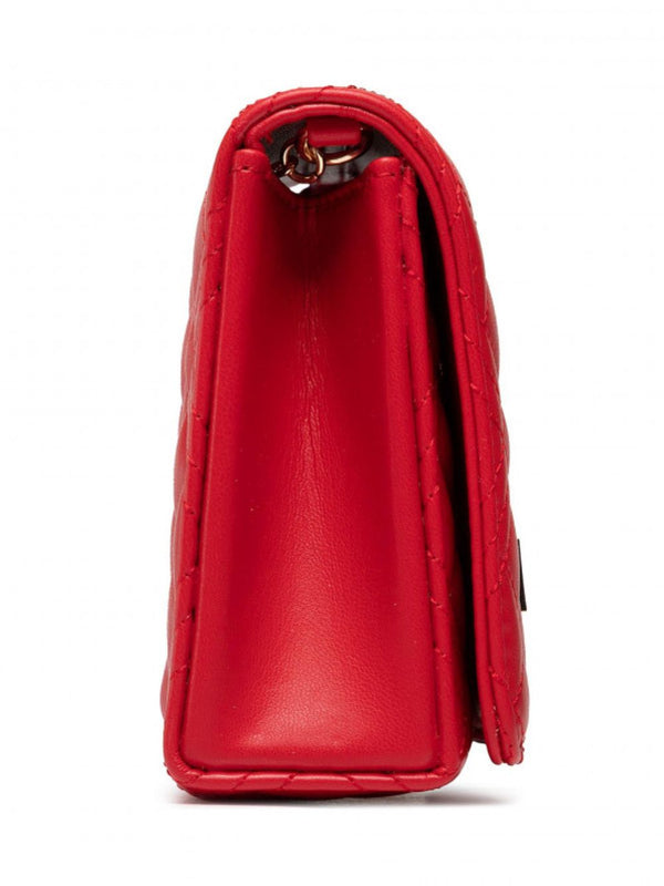 Love Moschino Quilted Evening Shoulder Bag Red-2