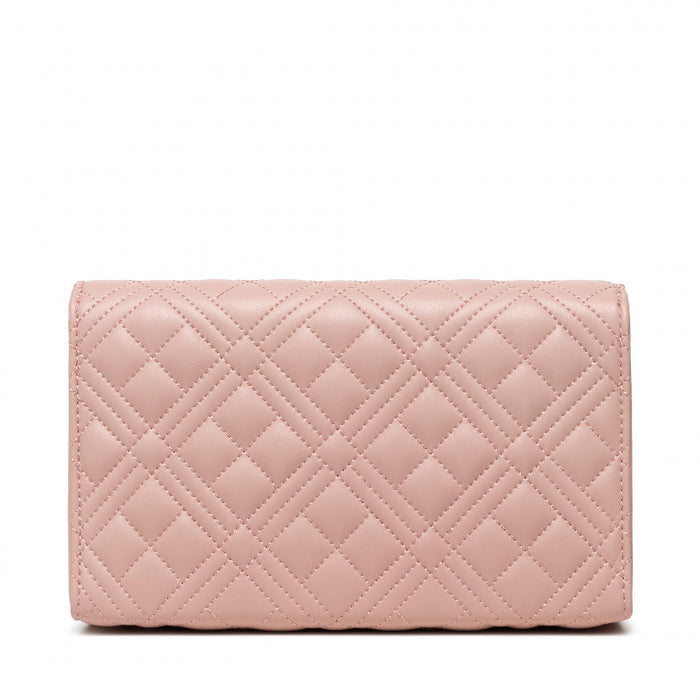 Love Moschino Borsetta Quilted da Sera Rosa 3