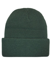 Goorin Bros. Beanie Hat Cap With Front Patch And Side Logo Green Unisex