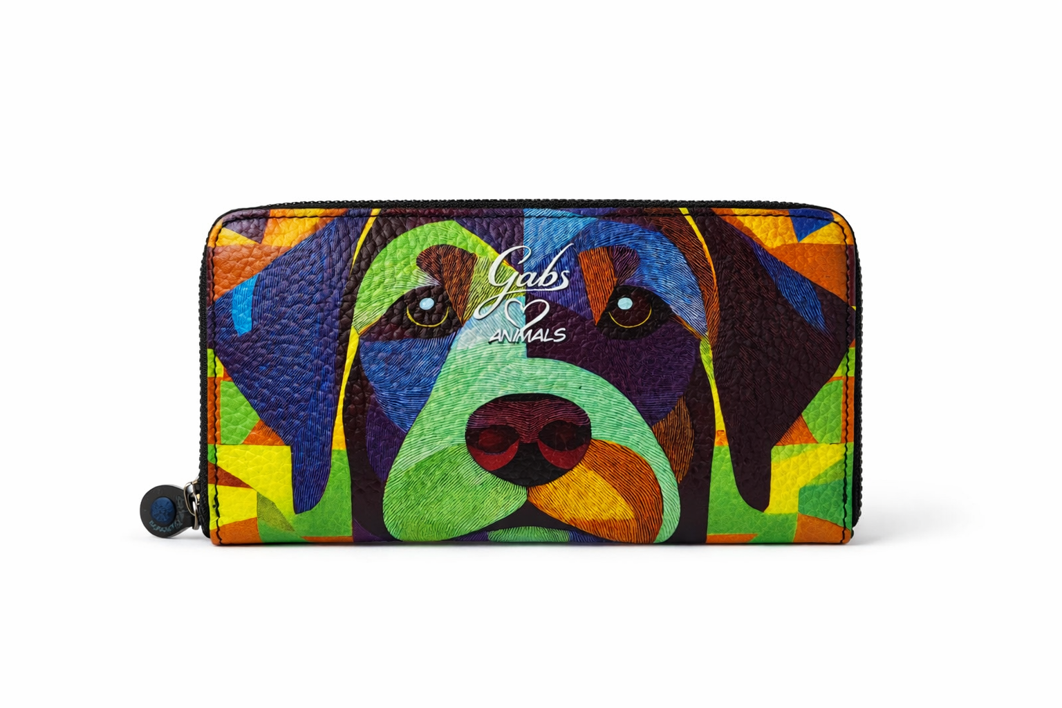 Gabs Portafoglio portamonete slot card zip around Pelle Gmoney17 Bull TRIP - BRACCO GIALLO