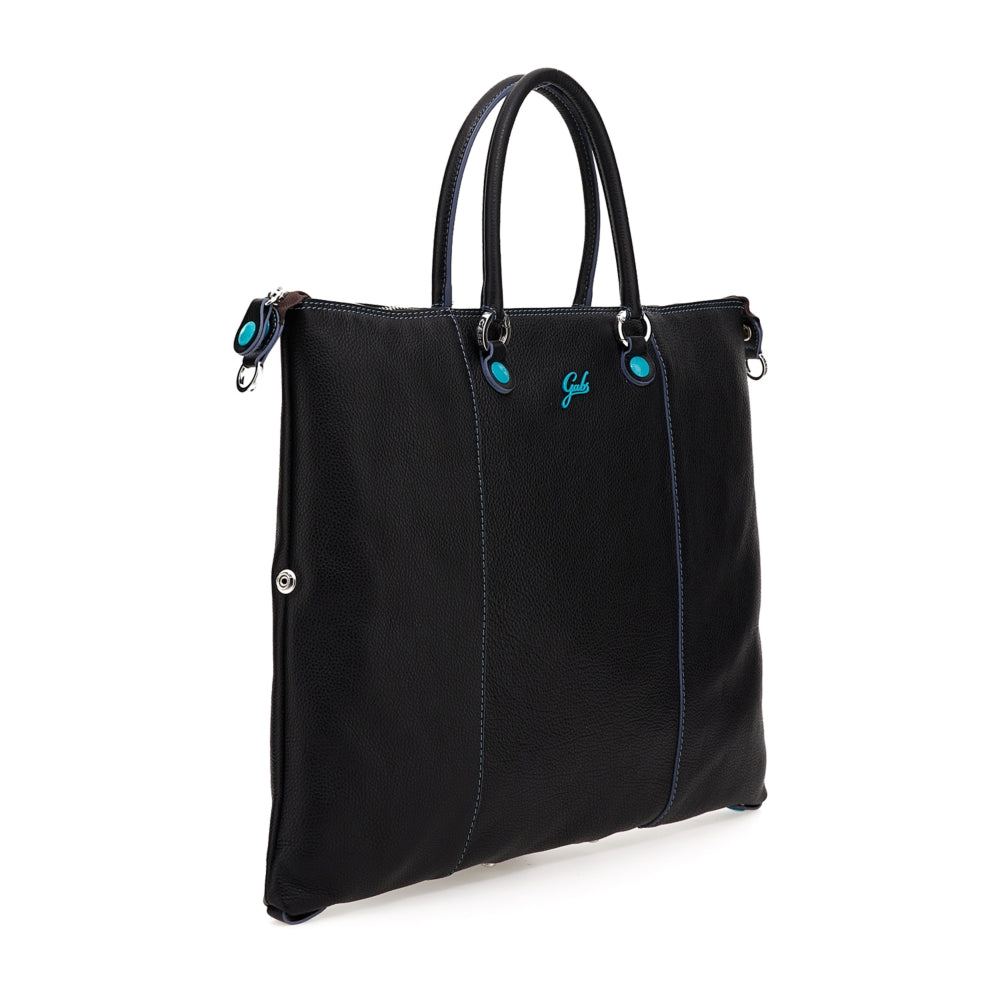 Gabs G33t3-p0086 Black Convertible Shopper Woman