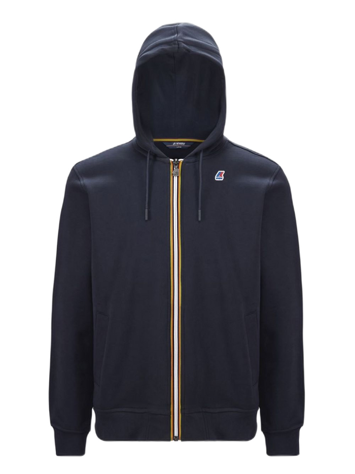 K-way Anthony Maglia Tuta Full Zip Cappuccio Blu Uomo 1