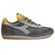 Diadora Heritage Sneakers Equipe H Dirty Stone Wash Evo Tela e Pelle Blu