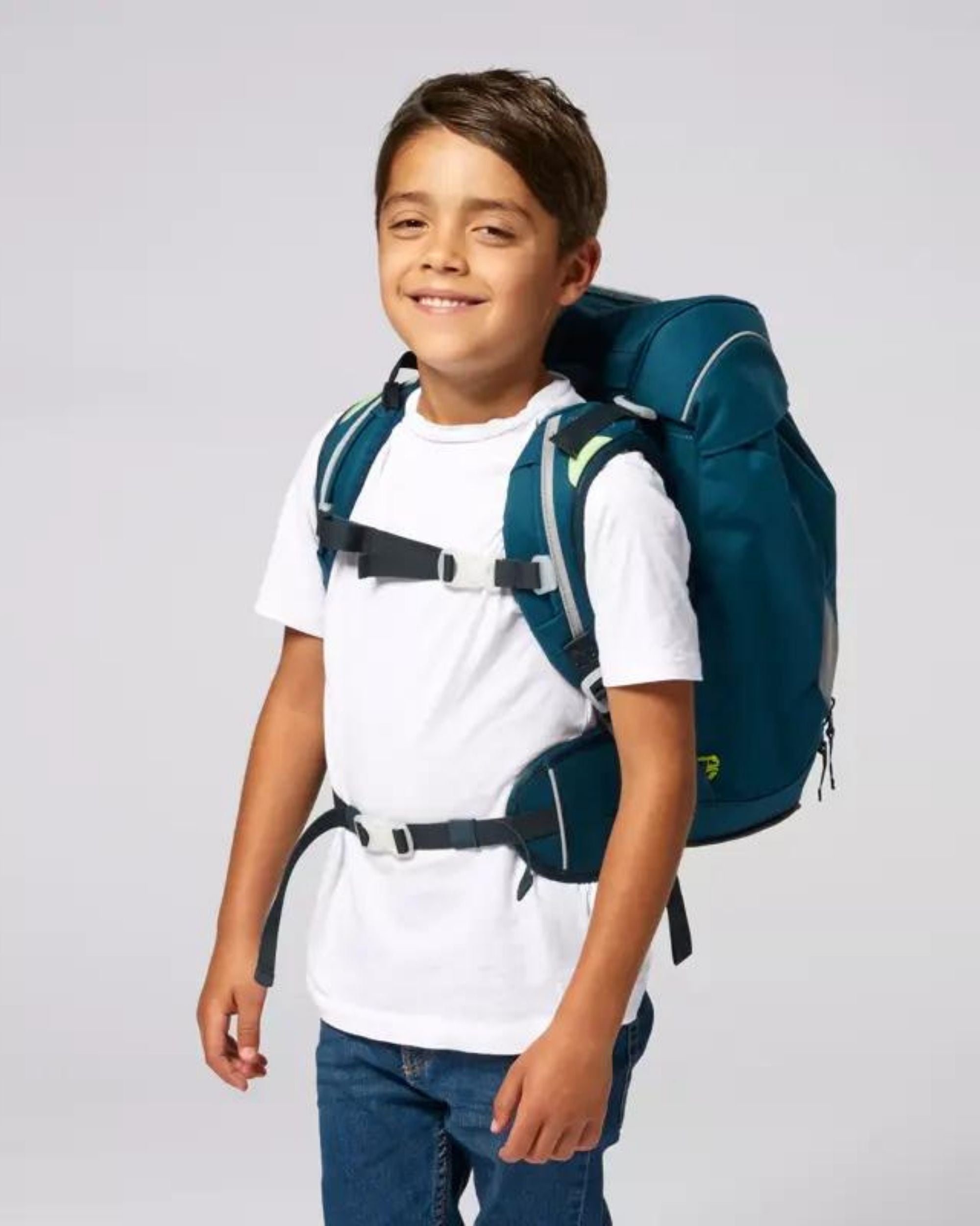 Ergobag Ergonomic Customizable Eco Water Resistant Dirt Blue Kids