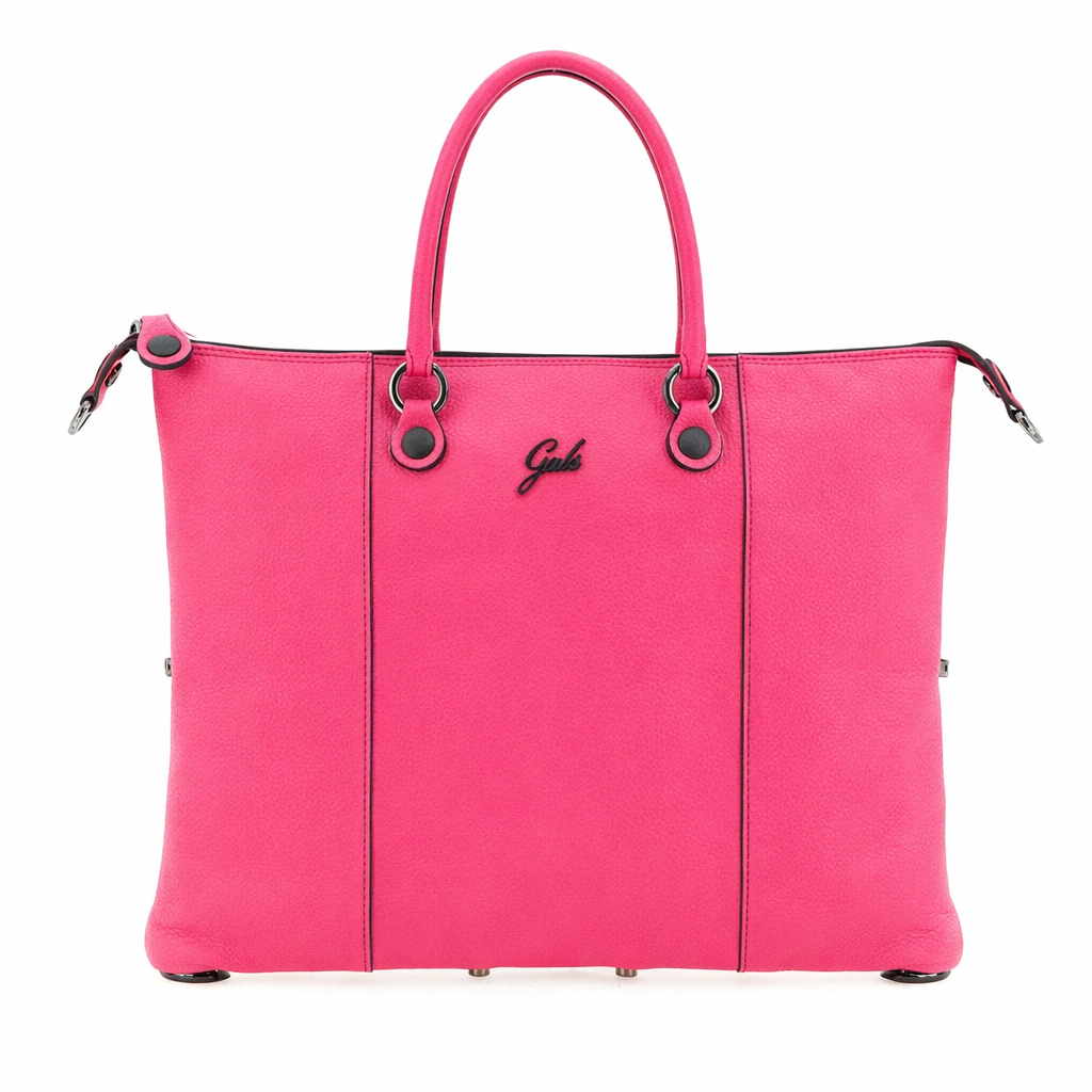 Gabs G3 Plus M Borsa Zaino Trasformabile Hobo Shopper Tote Bauletto in Pelle Begonia