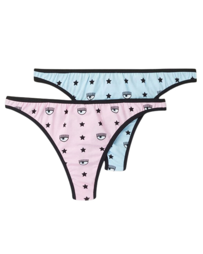 Chiara Ferragni Bi-pack Thong Rosa Donna 1