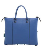 Gabs Trasformabile Hobo Shopper Tote Bauletto Zaino Blu Pelle