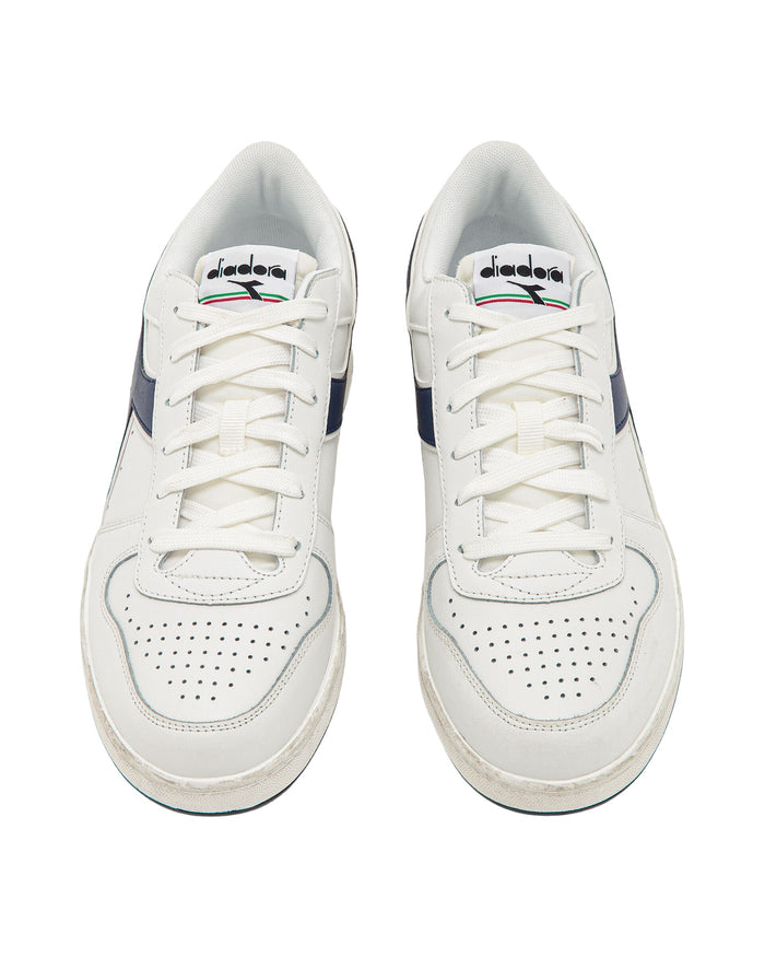 Diadora Sneakers Magic Basket Low Icon in White Leather 3