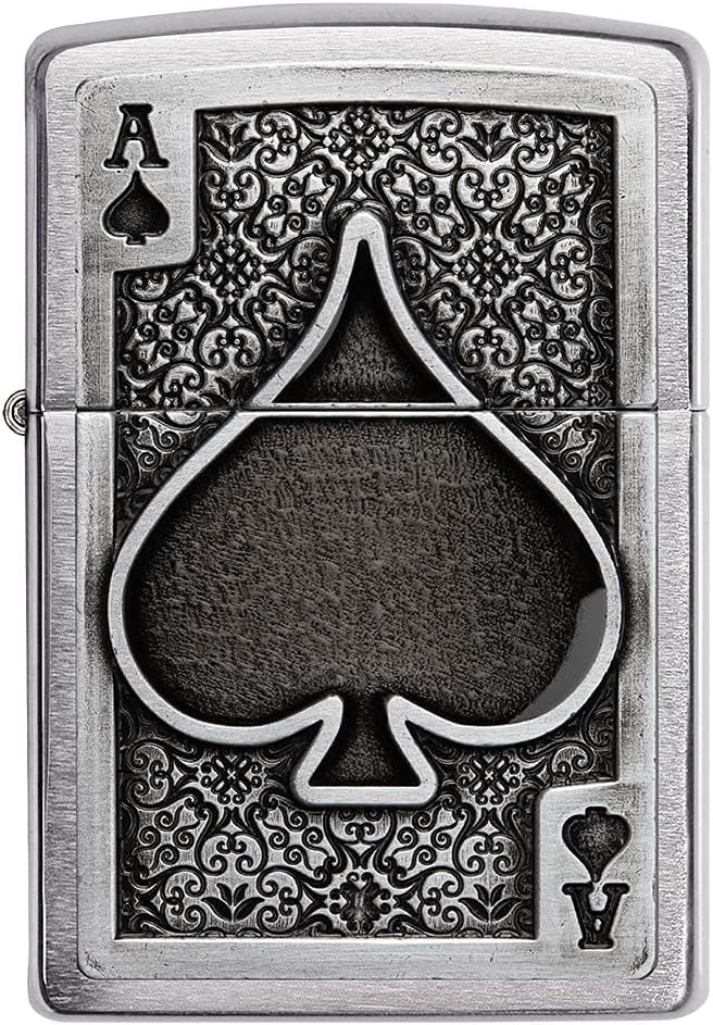 Zippo Antivento Ricaricabile Made In Usa Placca Argento Unisex 2