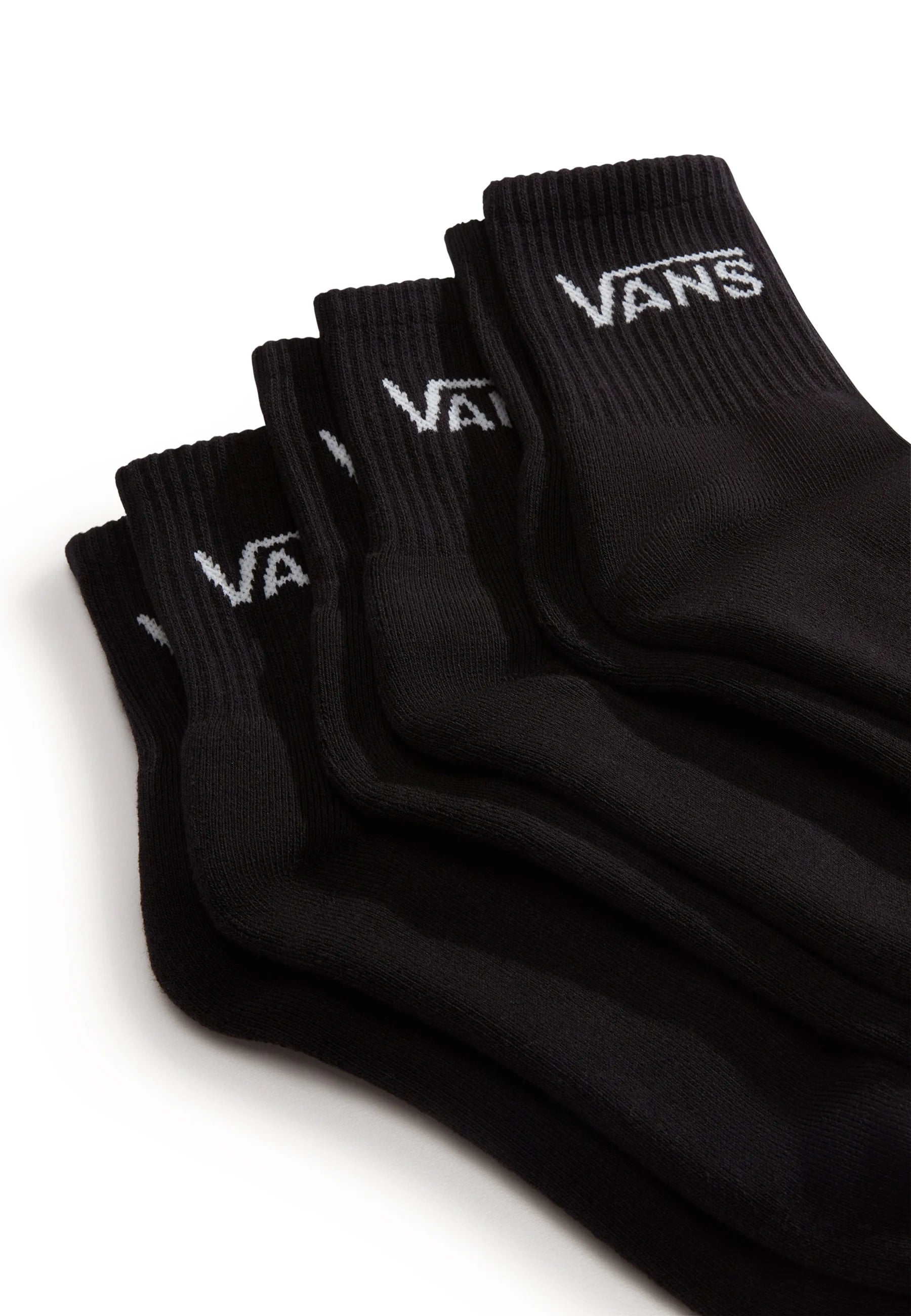 Vans Set Calzini 6 Paia Classic Half Crew Misto Cotone Nero Unisex