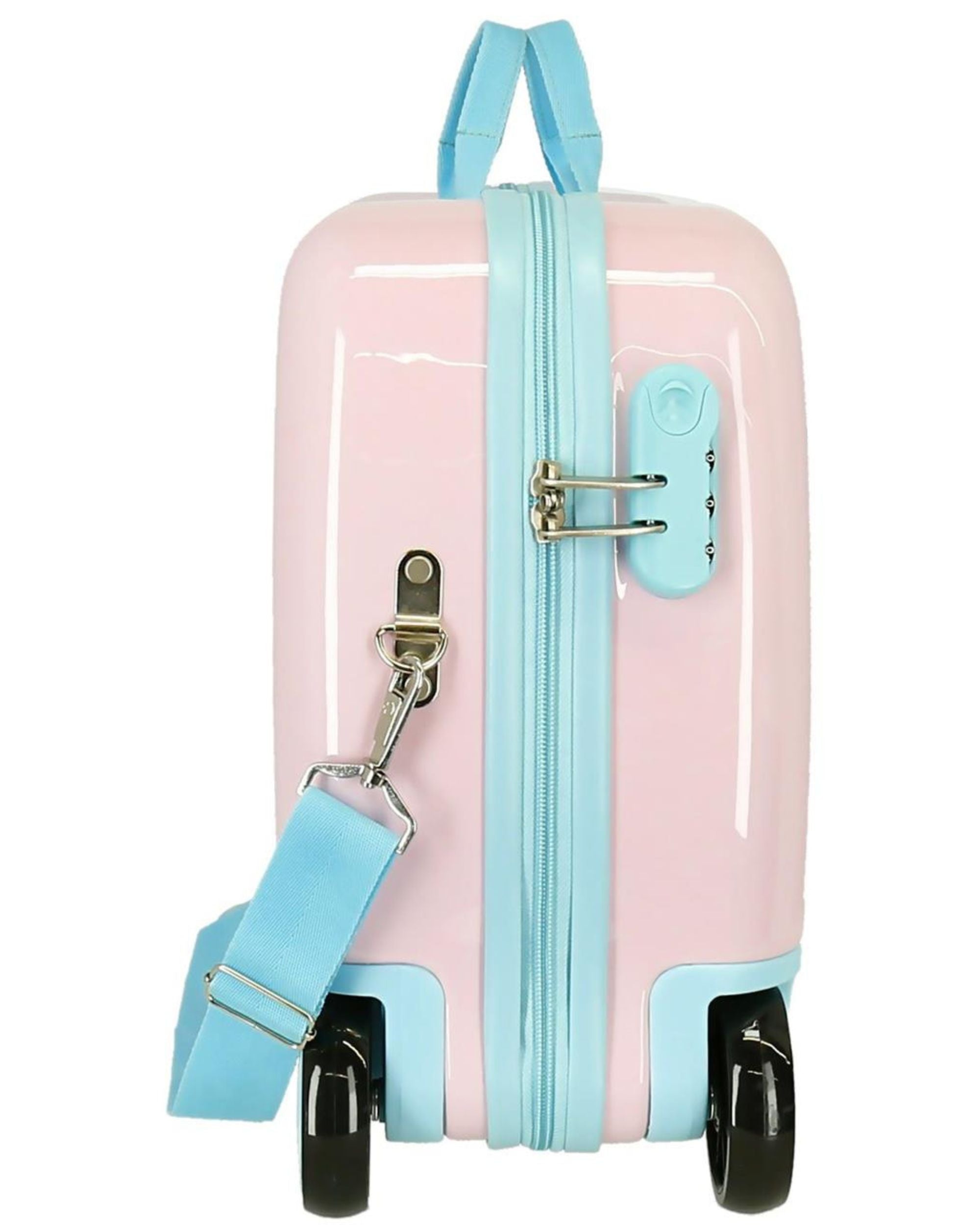 Disney Ride-On Suitcase 4 Wheels 34 Liters Travel Suitcase Pink Child