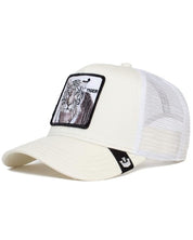 Goorin Bros. Trucker Cap Cappellino Animal Farm 'the White Tiger' Bianco Unisex