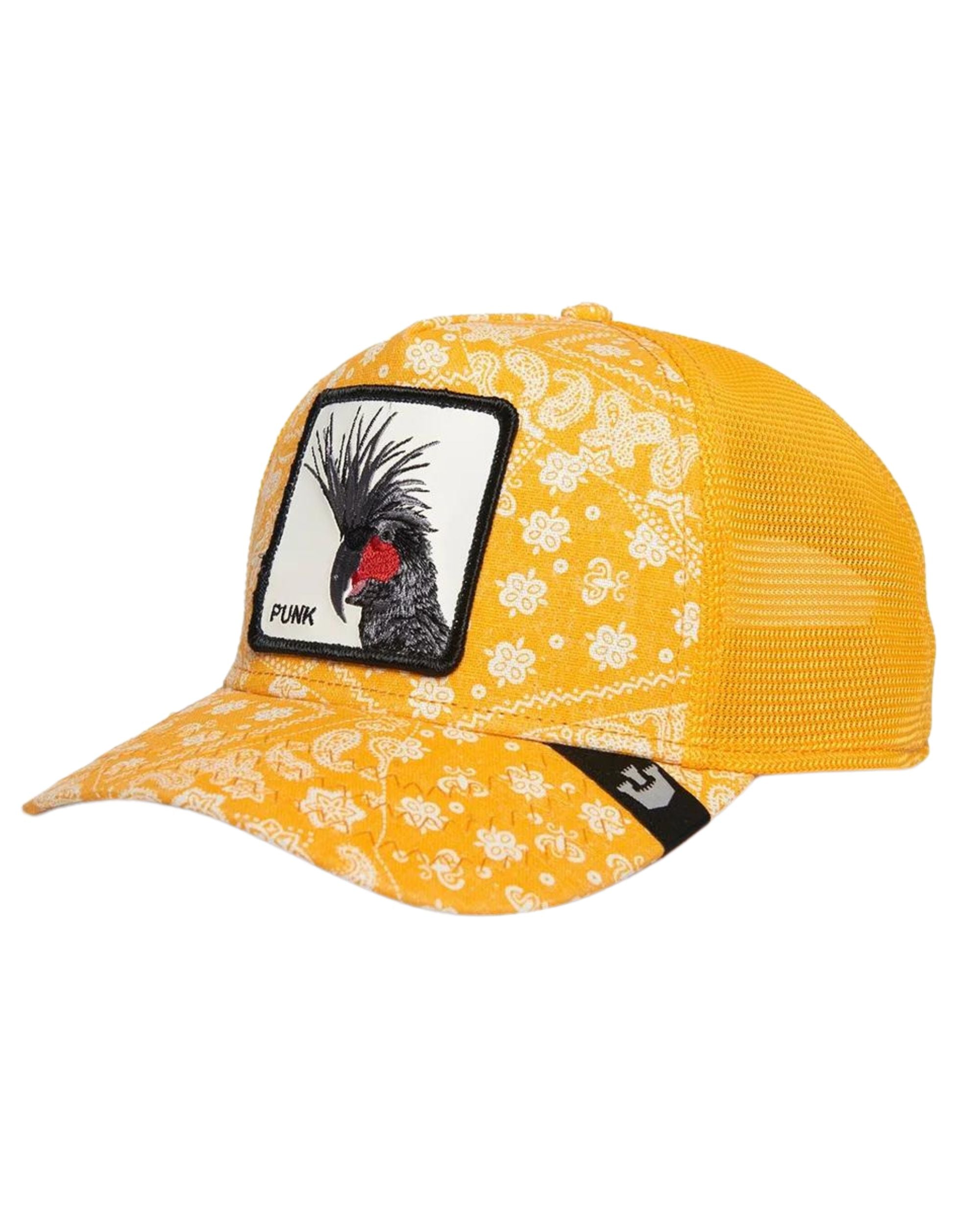 Goorin Bros. Trucker Cap Cappellino Animal Farm Special Edition 'punk' Giallo Unisex