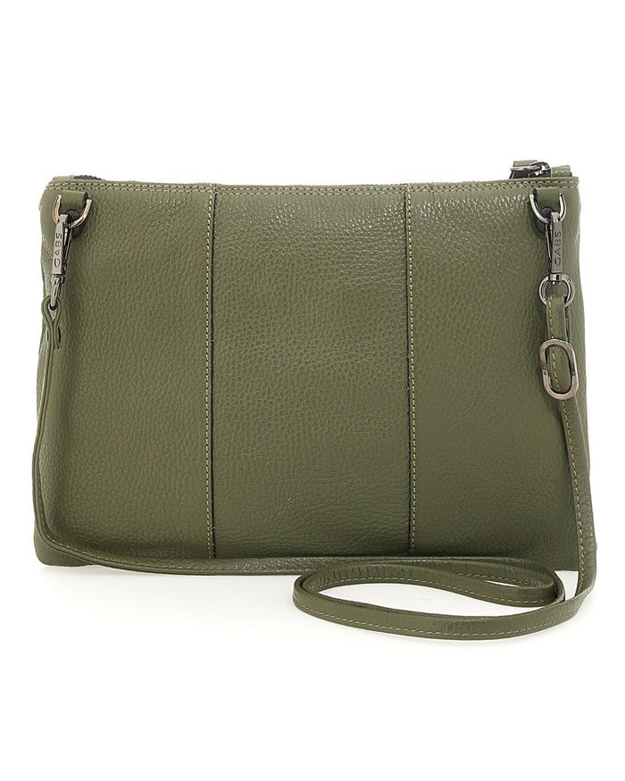 Gabs Beyonce M Leather Shoulder Clutch Green 4