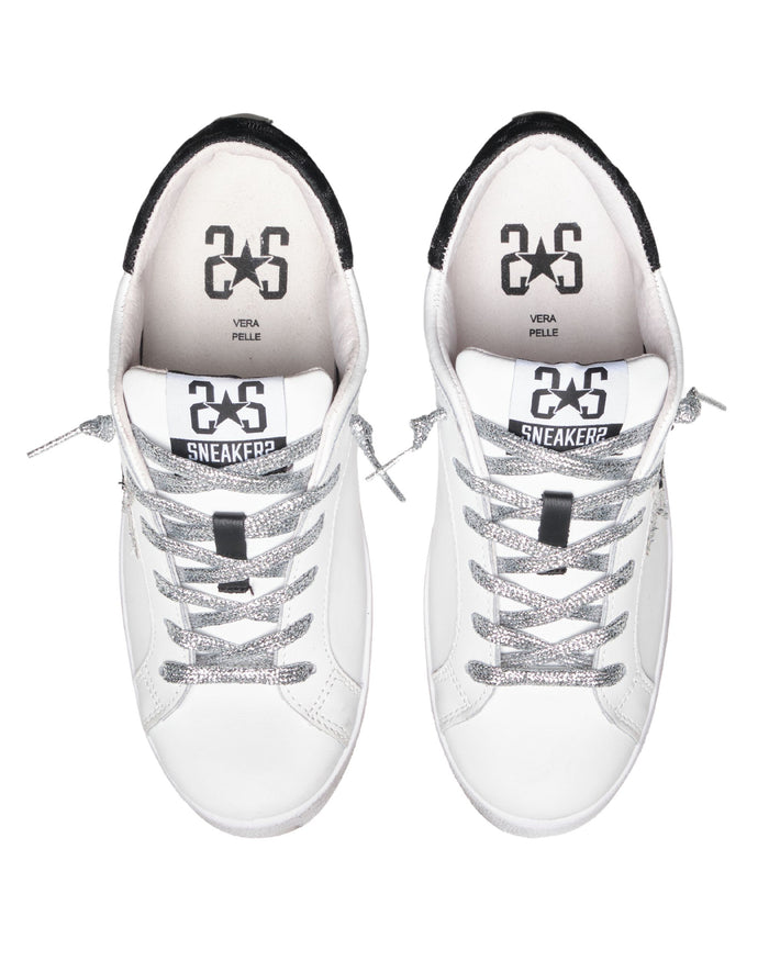 Sneaker One Star In Pelle Bianco Donna 3