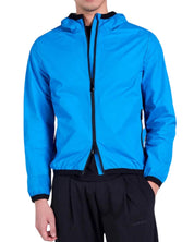 Suns Men's Blue Hooded Sports Jacket