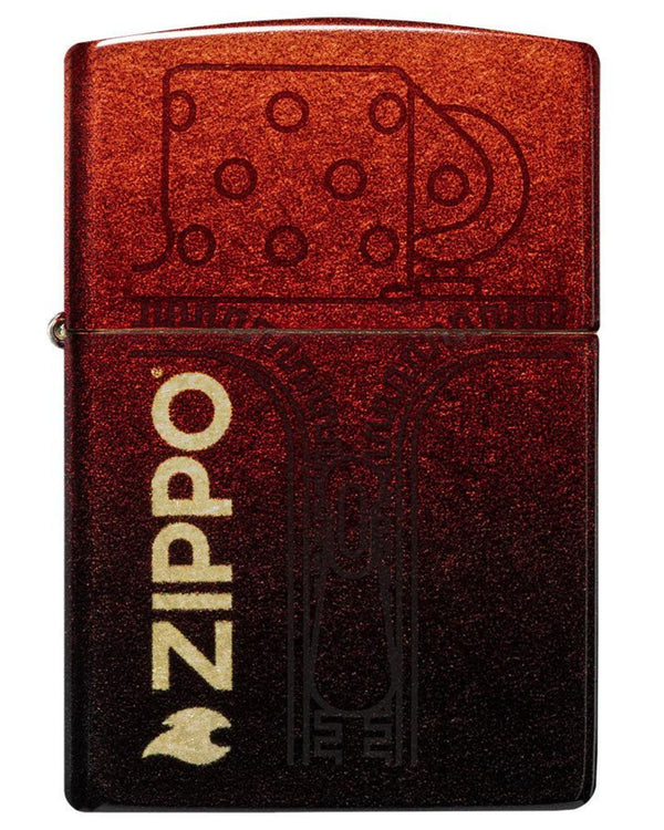 Zippo Limited Numbered 10,000 Worldwide Red Unisex-2