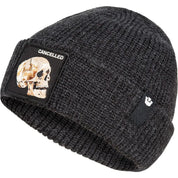 Goorin Bros. Cuffia Beanie 'Cancelled' in Misto Acrilico Nero Unisex