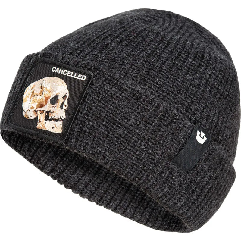 Goorin Bros. Cuffia Beanie 'Cancelled' in Misto Acrilico Nero Unisex