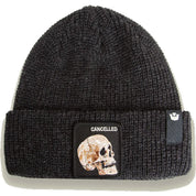 Goorin Bros. Cuffia Beanie 'Cancelled' in Misto Acrilico Nero Unisex