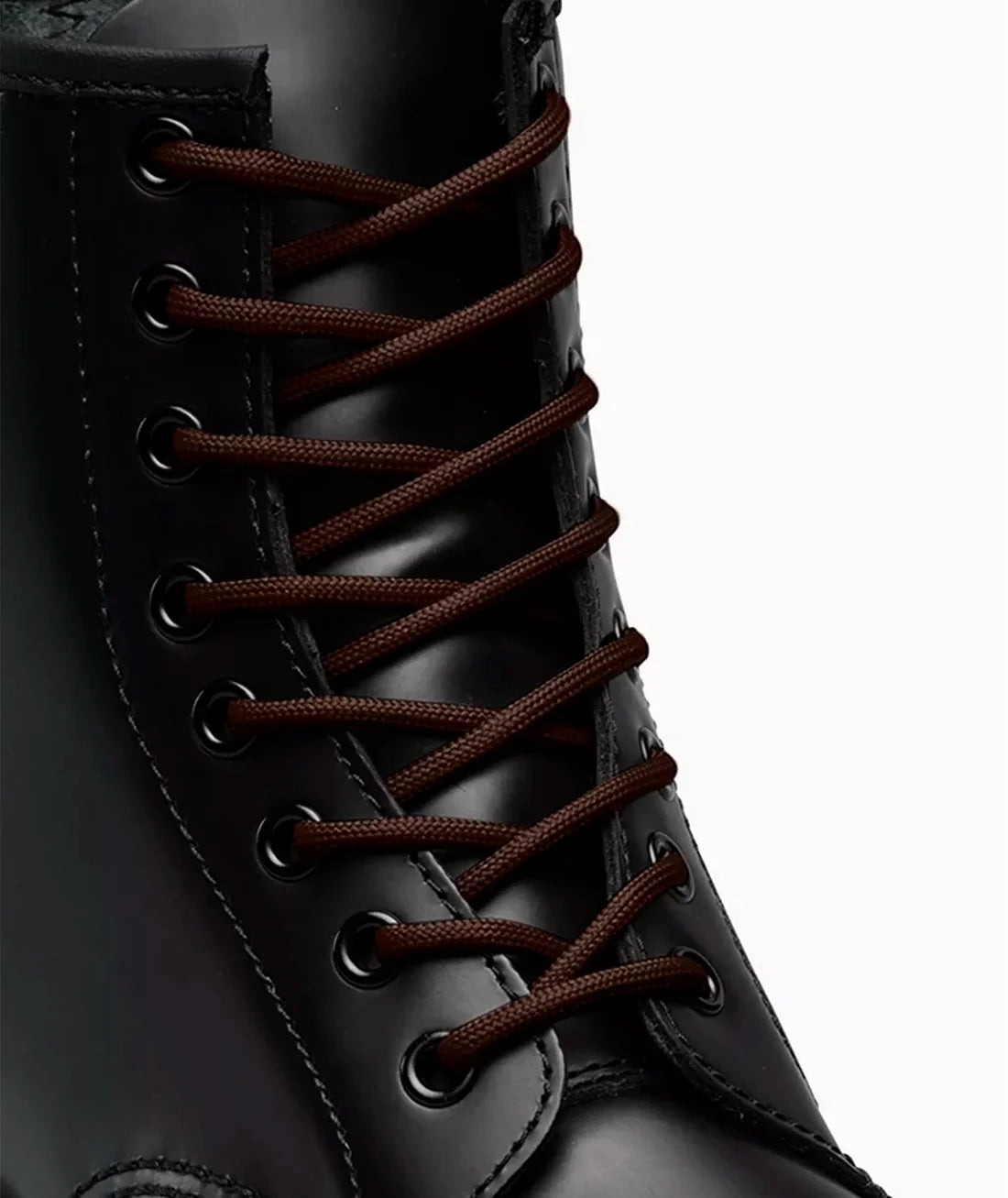 Dr. Martens Lacci Rotondi 140cm (fino a 10 fori) in Poliestere Marrone Unisex