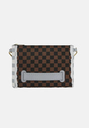 Sprayground Borsa pochette Crossbody Bag clutch pochette polsiera cream brown tear