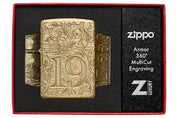 Zippo Accendino Special Limited Edition Oro filigrana 1932 ARMOR 360 gradi