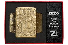 Zippo Accendino Special Limited Edition Oro filigrana 1932 ARMOR 360 gradi