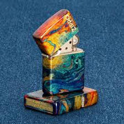 Zippo accendino ricaricabile antivento Made in USA Colorful 48778