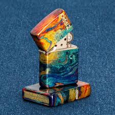 Zippo accendino ricaricabile antivento Made in USA Colorful 48778