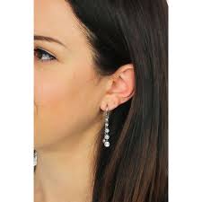 Brosway Orecchini Pendenti in Acciaio e Cristalli Collezione SYMPHONIA - BYM87