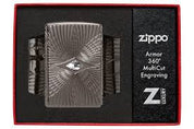 Zippo Antivento Ricaricabile Made In Usa 49291 pattern 360
