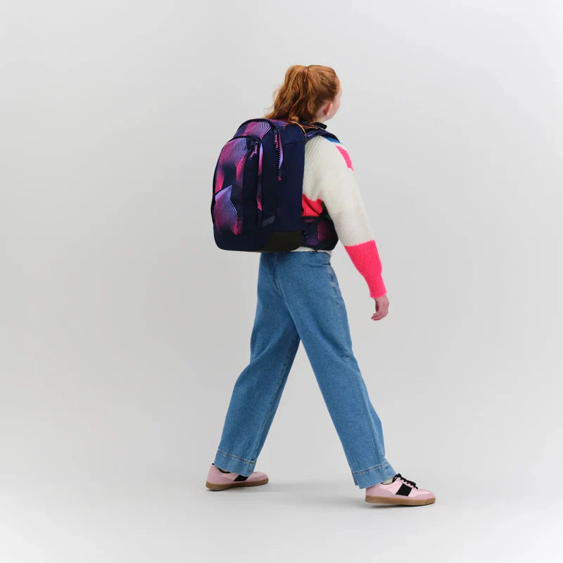 Satch Zaino scuola Tempo Libero Imbottitura Posteriore Eco Air Seismic Pink