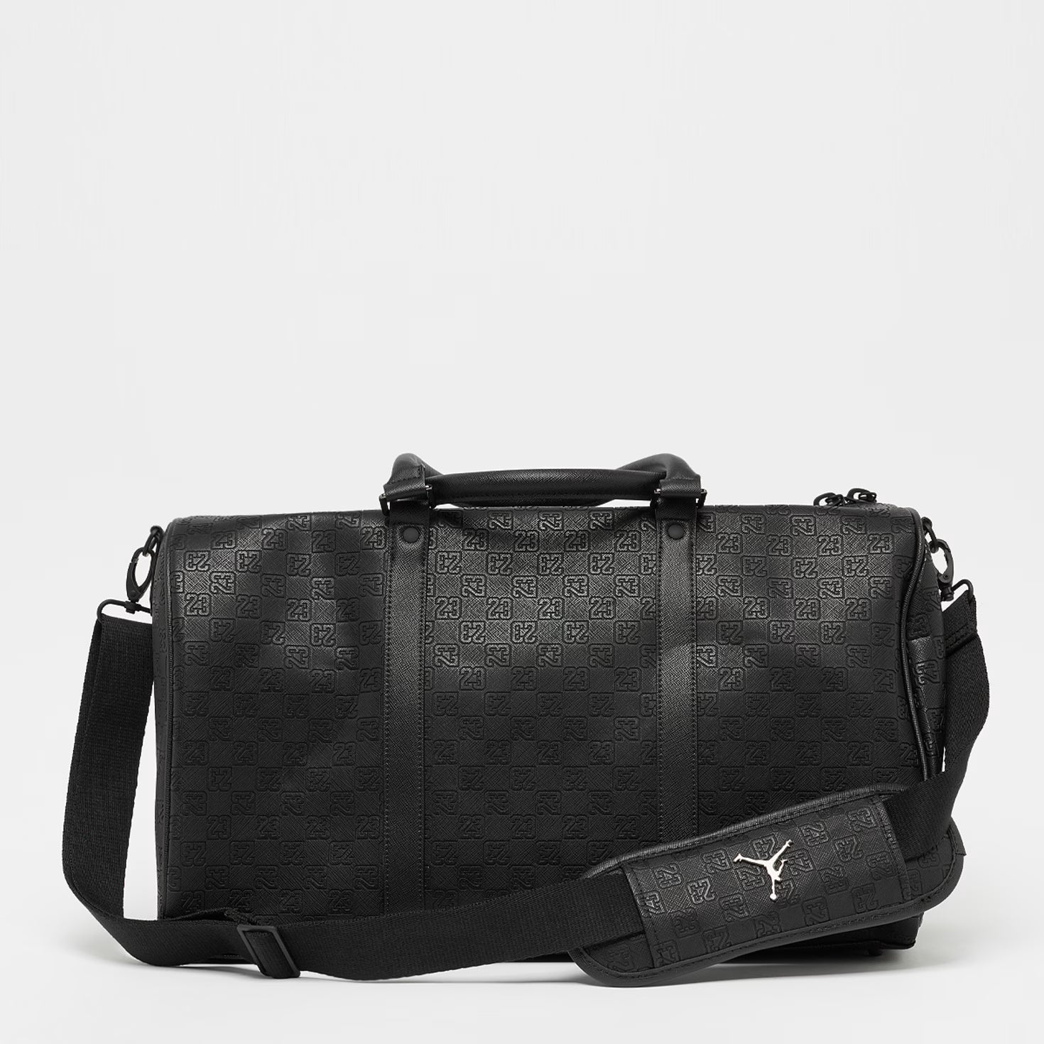 Jordan borsa borsone duffle bag JAM MONOGRAM DUFFLE BAG nero logo all over