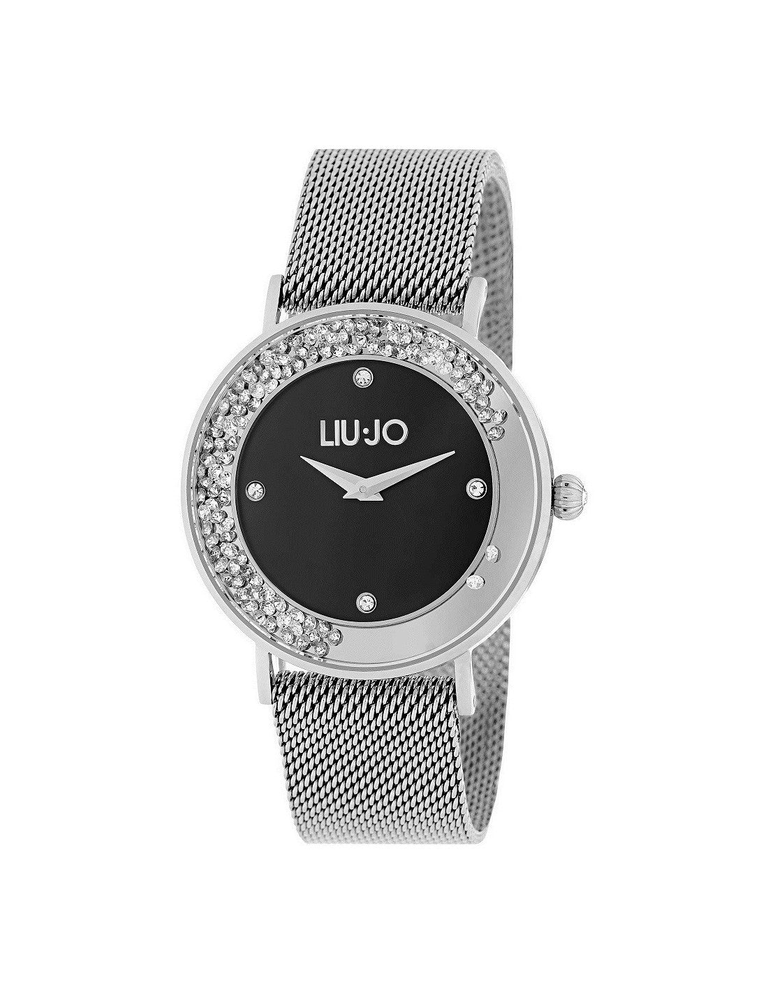 Liu Jo orologio Donna Dancing Slim Solo Tempo argento cassa 36 mm TLJ1342 silver nero
