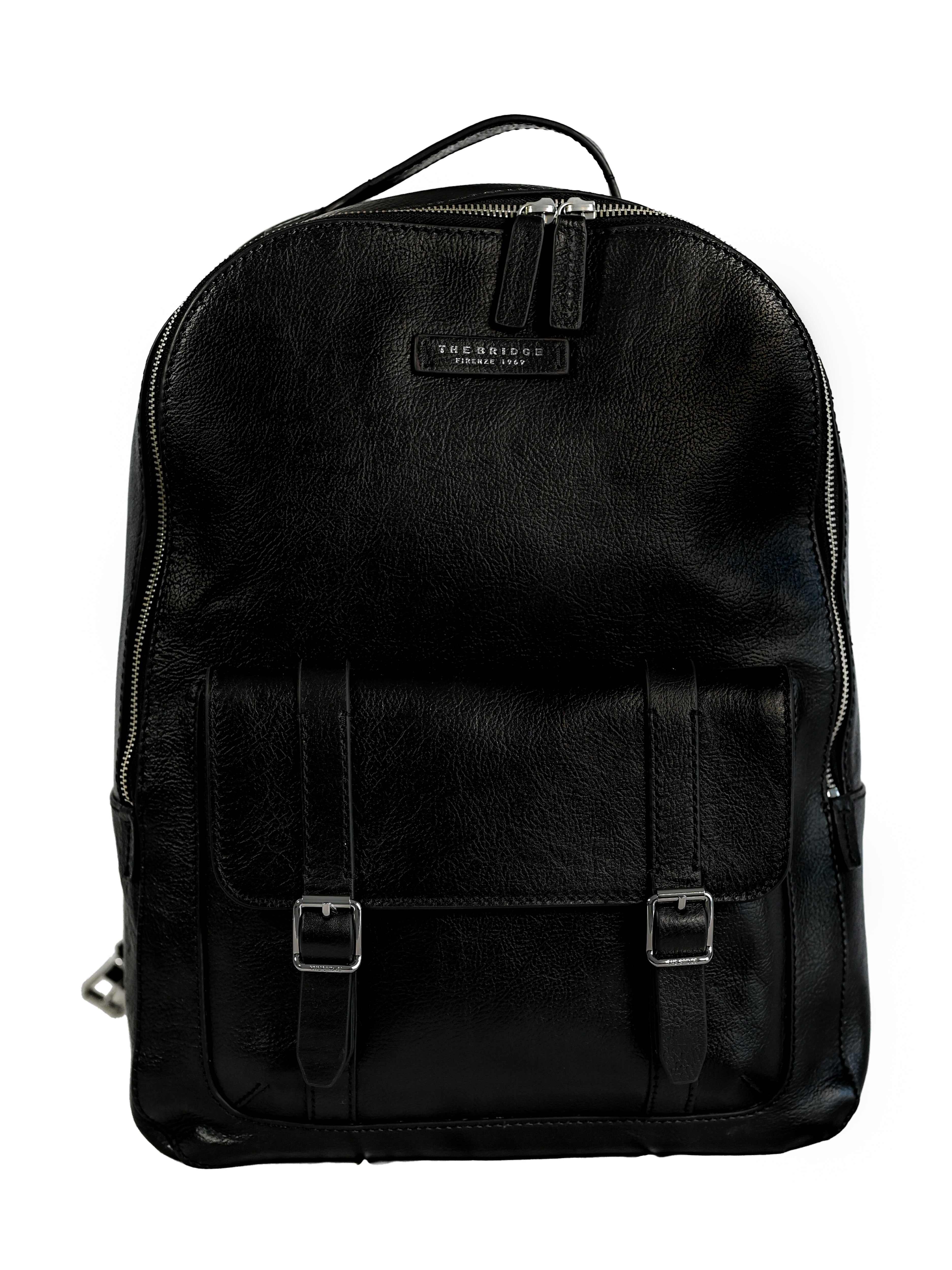 The Bridge Zaino in Pelle Nero Donna Uomo 461505D9