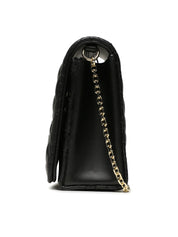 Love Moschino Love Quilted Borsetta Pochette Tracolla Da Sera Trapuntata Nero Donna