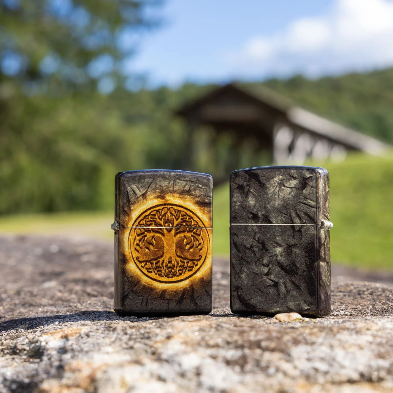 Zippo accendino Special Limited Edition Albero della Vita fusion 360 gradi 46815