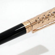 S.t.dupont biro penna sfera Liberté Laccata Rose Gold PVD nero - 465601