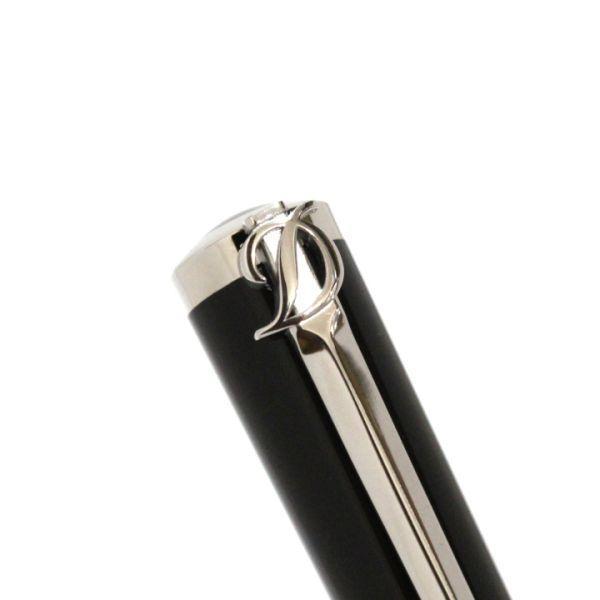 S.t.dupont penna stilografica sword fountain pen palladio e nero 290102