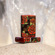 Zippo accendino Special Limited Edition 46849 roses bouquet tatoo 360°