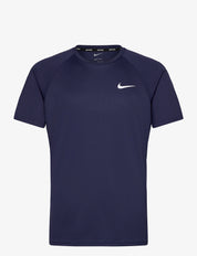 Nike Swim T-Shirt Short Sleeve Hydrogu NESSA586 Tessuto Tecnico Blu Navy Uomo