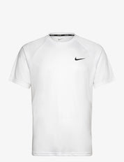 Nike Swim T-Shirt Short Sleeve Hydrogu NESSA586 Tessuto Tecnico Bianco Uomo