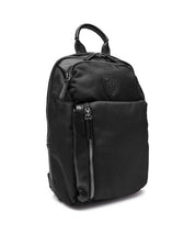 Blauer Zaino Doyers Backpack per Uomo monospalla taslan ed ecopelle NERO