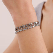 Brosway Bracciale Donna in Acciaio e Cristalli | Collezione Symphonia - BYM85